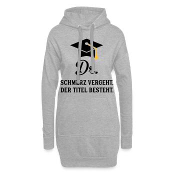 dr - Hoodie-Kleid - Grau meliert - Vorne