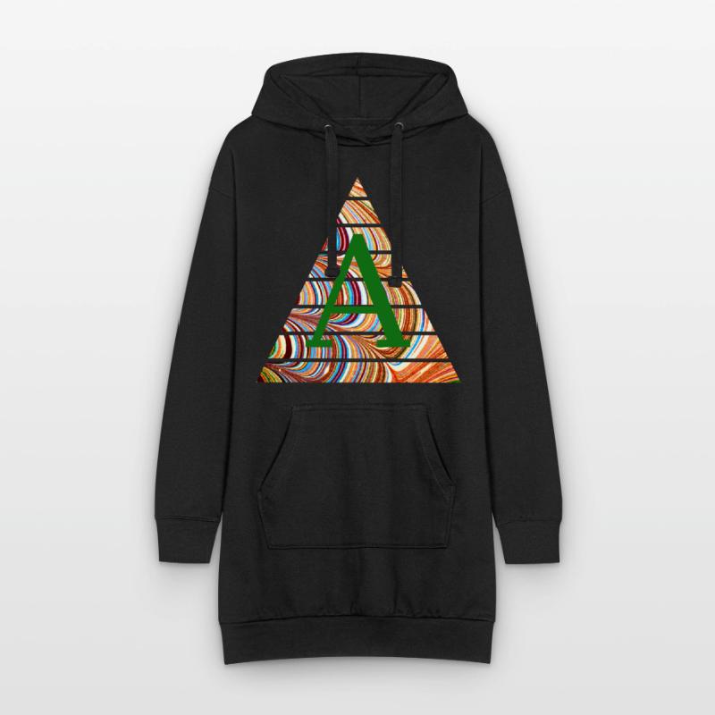 triangle e 56 a Sweat-shirt à capuche long Femme