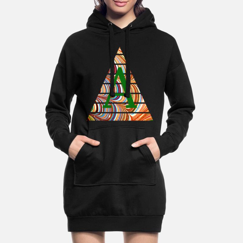triangle e 56 a Sweat-shirt à capuche long Femme