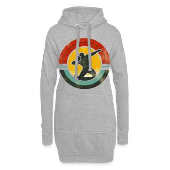 Shot Put - Hoodie-Kleid - Grau meliert - Vorne