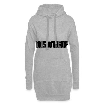 misanthrope - Hoodie Dress - heather grey - Front