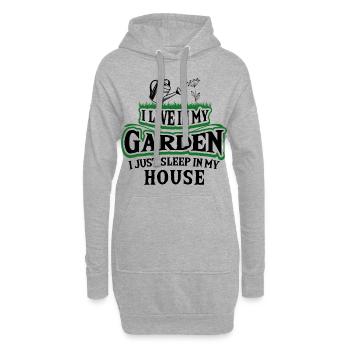 Jardiniers amateurs, jardiniers de fruits et légumes - Sweat-shirt à capuche long Femme - gris chiné - Devant