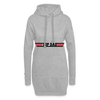 Top Dad - Hoodie-Kleid - Grau meliert - Vorne