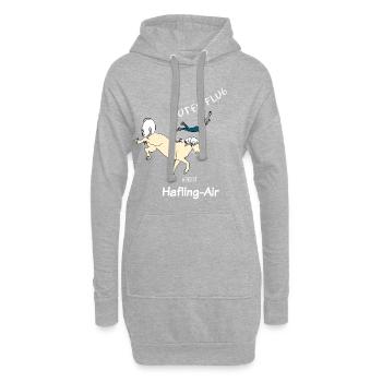 Hafling Air Haflinger Pferd Pferdeliebhaber - Hoodie-Kleid - Grau meliert - Vorne