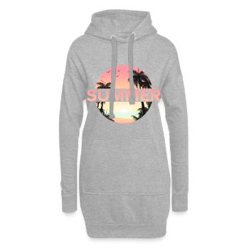 Strand - Hoodie-Kleid - Grau meliert - Vorne