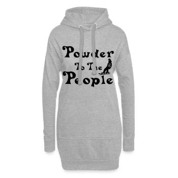 Snowboard Snowboarding Snowboardurlaub Snowboarder - Hoodie-Kleid - Grau meliert - Vorne