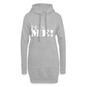 It`s me! Auch ein cooler Spruch für Mario-fans. - Hoodie-Kleid - Grau meliert - Vorne
