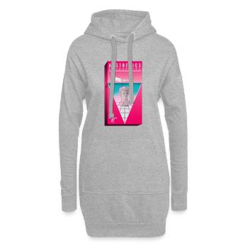 ÄSTHETIK ZIGARETTEN - Hoodie-Kleid - Grau meliert - Vorne