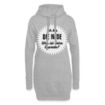 Die Neue - Hoodie-Kleid - Grau meliert - Vorne