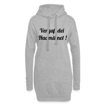N'oubliez pas votre maison - Erzgebirge - Sweat-shirt à capuche long Femme - gris chiné - Devant
