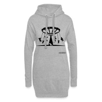 Carousel - Hoodie-Kleid - Grau meliert - Vorne