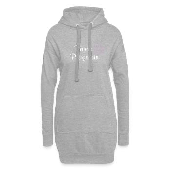 Papas Prinzessin - Hoodie-Kleid - Grau meliert - Vorne