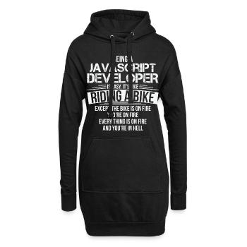 Profession Computer Geeks Funny Gift - Hoodie Dress - black - Front