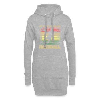 handball - Hoodie-Kleid - Grau meliert - Vorne