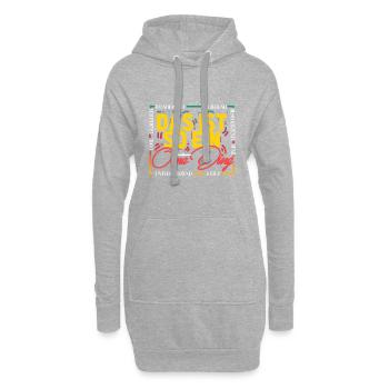 Das ist so ein Oma Ding - Geschenkidee - Hoodie-Kleid - Grau meliert - Vorne