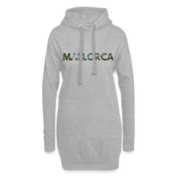 Majorque Souvenirs iles Baléares vacances Majorque - Sweat-shirt à capuche long Femme - gris chiné - Devant