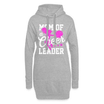 Cheerleader Cheerleading - Hoodie-Kleid - Grau meliert - Vorne
