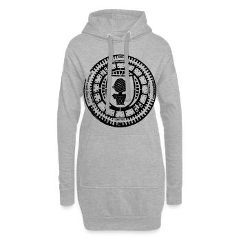 Augsburg Gully Gulli Gullideckel cadeau - Sweat-shirt à capuche long Femme - gris chiné - Devant