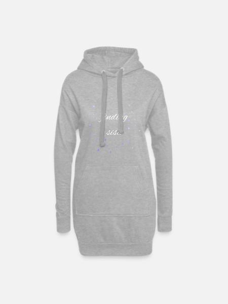 Finding Sisu - Hoodie-Kleid - Grau meliert