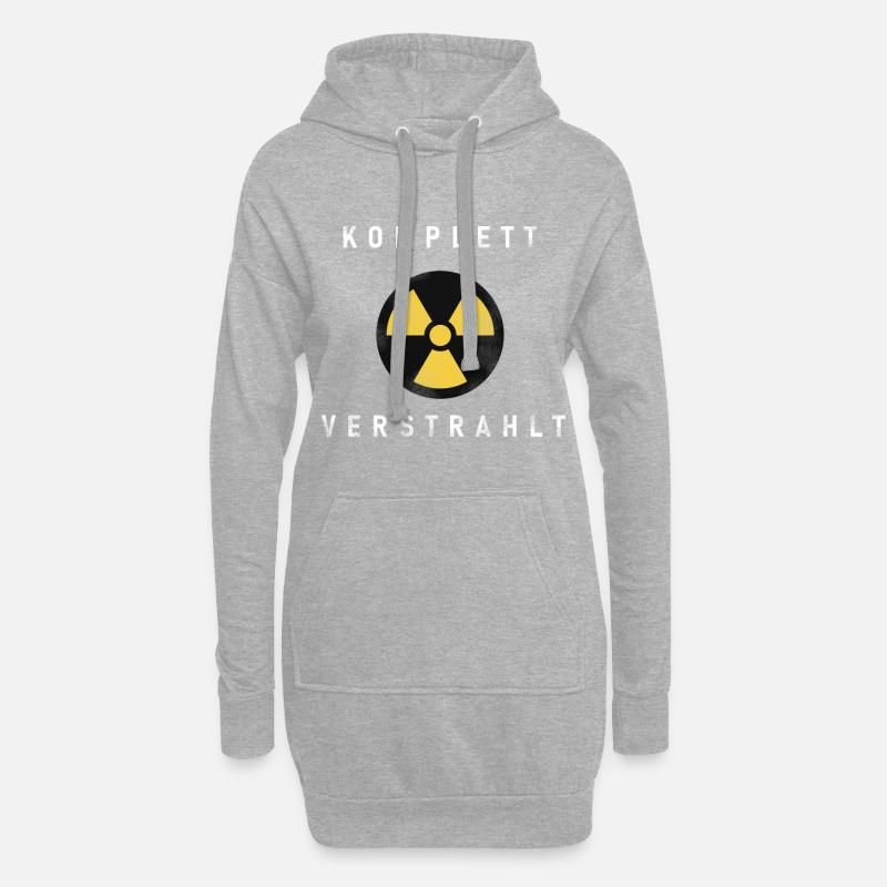 VERSTRAHLT - Hoodie-Kleid - Grau meliert
