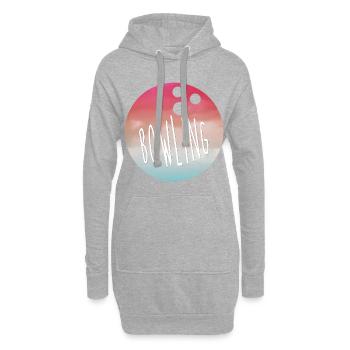 Bowlen - Hoodie-Kleid - Grau meliert - Vorne
