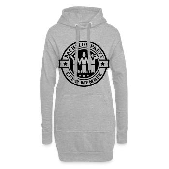 Bachelor Party Membre d'équipage Bachelor Party - Sweat-shirt à capuche long Femme - gris chiné - Devant