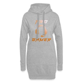 Pro Gamer Gaming Headset Gamer - Hoodie-Kleid - Grau meliert - Vorne