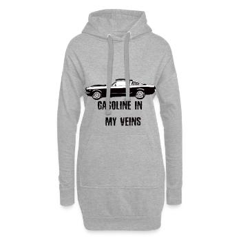 Sport Auto - Hoodie-Kleid - Grau meliert - Vorne