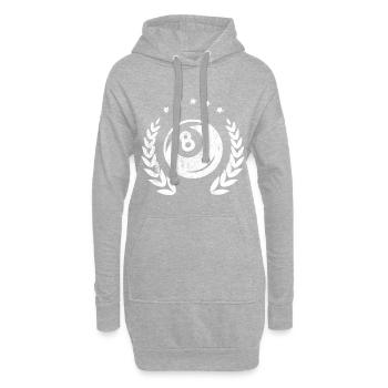 Billiard 8 kranz billiard - Hoodie-Kleid - Grau meliert - Vorne