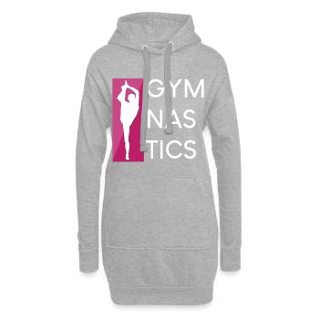 Gymnastics - Hoodie-Kleid - Grau meliert - Vorne