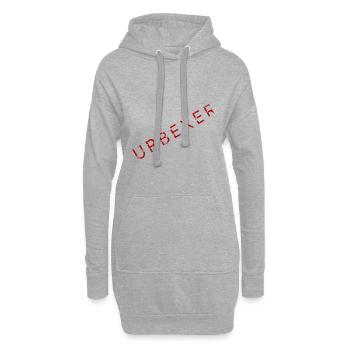 urbexer - Sweat-shirt à capuche long Femme - gris chiné - Devant