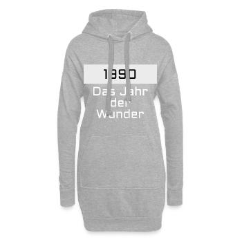 1990 - Hoodie-Kleid - Grau meliert - Vorne