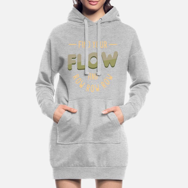 Rangée Rangée Rangée Sweat-shirt à capuche long Femme