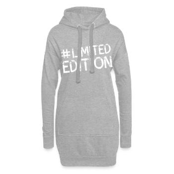 hashtag édition limitée - Sweat-shirt à capuche long Femme - gris chiné - Devant