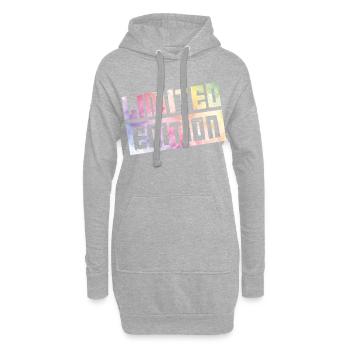 limited edition - Sweat-shirt à capuche long Femme - gris chiné - Devant