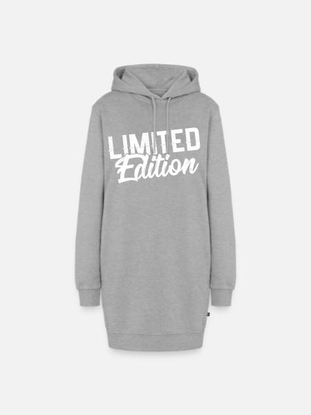 limited edition - Hoodie-Kleid - Grau meliert