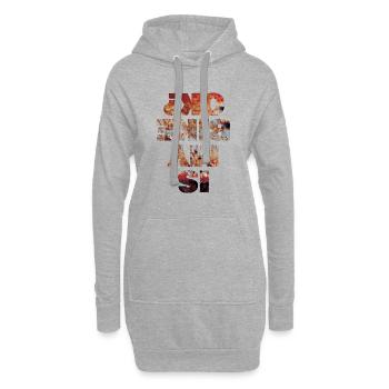 Est-ce que mon vélo est correct? - Sweat-shirt à capuche long Femme - gris chiné - Devant