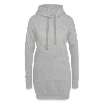 Sak Yant Thai Tattoo Twin Tiger Muay Thai cadeau - Sweat-shirt à capuche long Femme - gris chiné - Devant