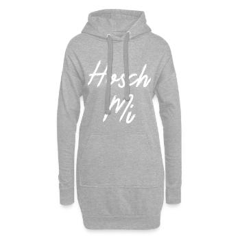 Hosch Mi - Hoodie-Kleid - Grau meliert - Vorne