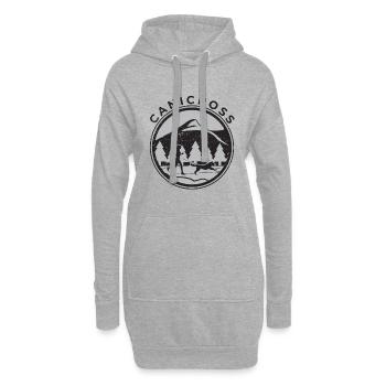 Canicross - Hoodie-Kleid - Grau meliert - Vorne
