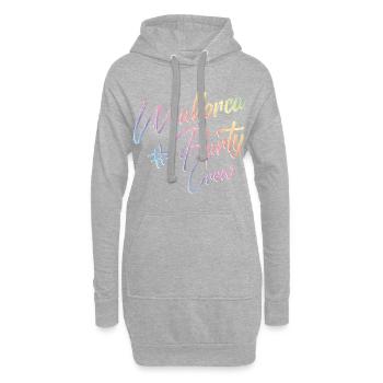 Équipe de fête de Majorque - Sweat-shirt à capuche long Femme - gris chiné - Devant