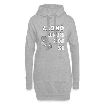 Is my bike okay Fahrrad Bike Fahrer Bikers - Hoodie-Kleid - Grau meliert - Vorne