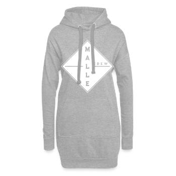 malle crew - Hoodie-Kleid - Grau meliert - Vorne