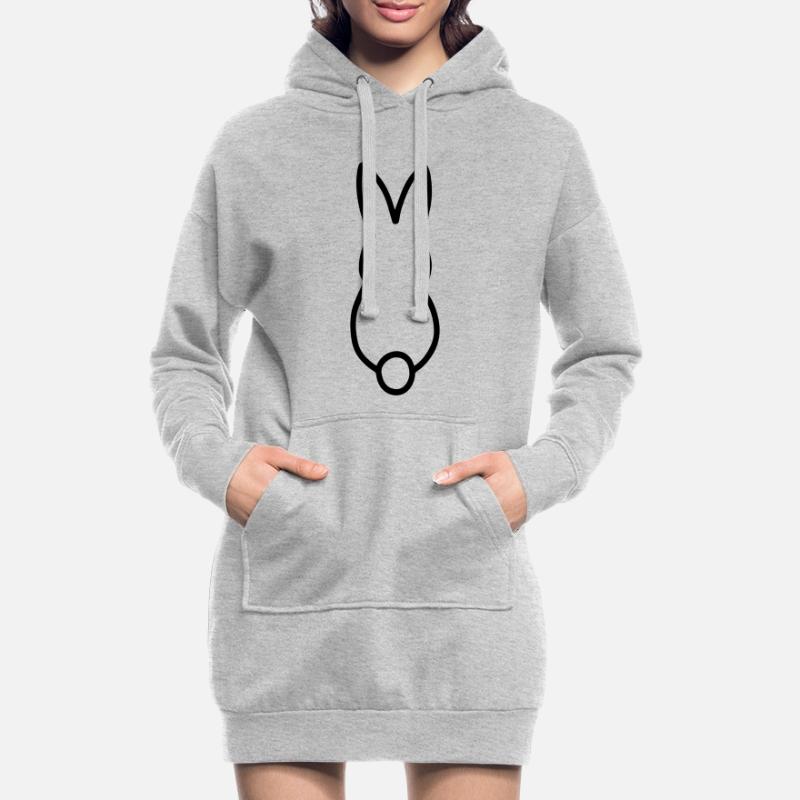 Graphic Bunny Gift Easter Easter Bunny Bunny Easter Hoodie Dress