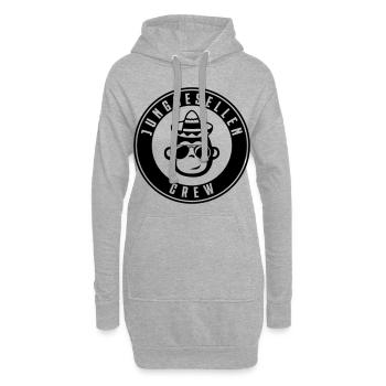 junggesellen crew affe - Hoodie-Kleid - Grau meliert - Vorne