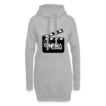 Cinema Lover - Hoodie-Kleid - Grau meliert - Vorne
