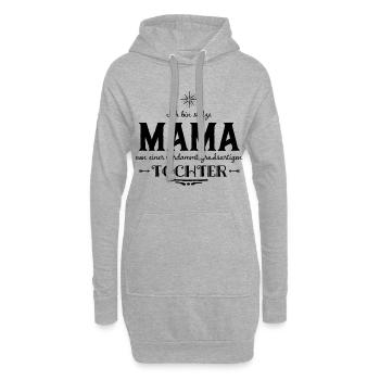 ICH BIN STOLZE MAMA EINER GROSSARTIGEN TOCHTER - Hoodie-Kleid - Grau meliert - Vorne