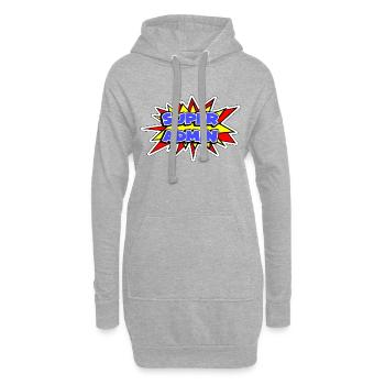 Superadmin best super admin on the world t-shirt - Hoodie Dress - heather grey - Front