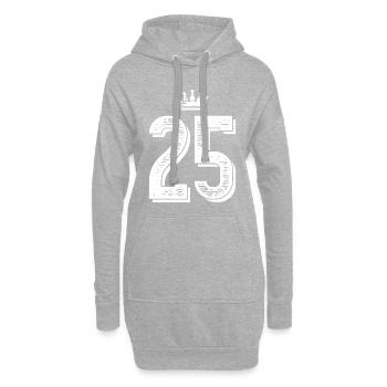 25 krone - Hoodie-Kleid - Grau meliert - Vorne
