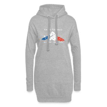 Tourmalet - Hoodie-Kleid - Grau meliert - Vorne